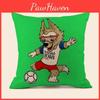 World Cup 32 Teams Football Emblem Cotton Pillow Cover For Bar Gift Decor