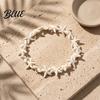 Seaside Commemorative Jewelry Summer Beach Bracelet Bohemian Sea Shell Turtle Braided Handmade Woven Adjustable String Bracelet for Teens Wristband,