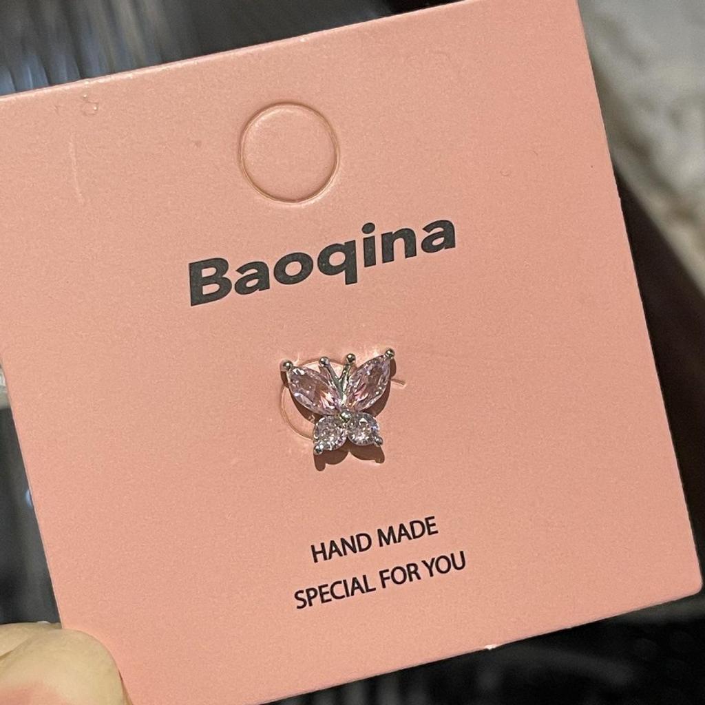 Kolekcja Kolczyków do Chrząstki ze Stali Tytanowej, Przyjaznych dla Snu, z Różowym Cyrkonem