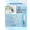 Portable Transparent Acrylic Watercolor Palette Box for Sketching & Travel
