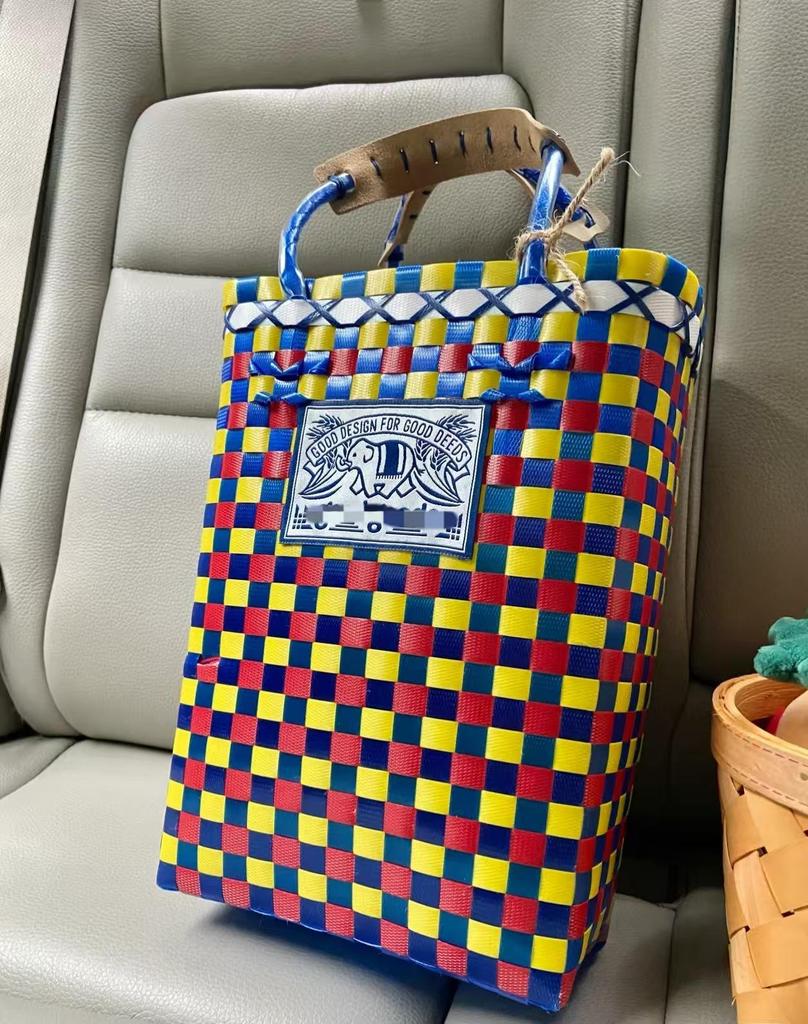 Elegante 2025 Thailändische Handgefertigte Geflochtene Körbe: Strandtasche