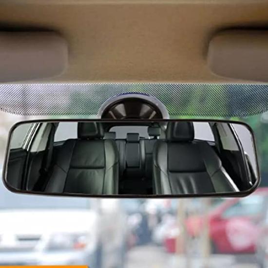 Deepa Rearview Mirror with Suction Universal Fit for Fiat Super Lotus and More Cups, Air-Cooled Beetles, 500, Cinquecento, Seven, Europa, Elan, 911,