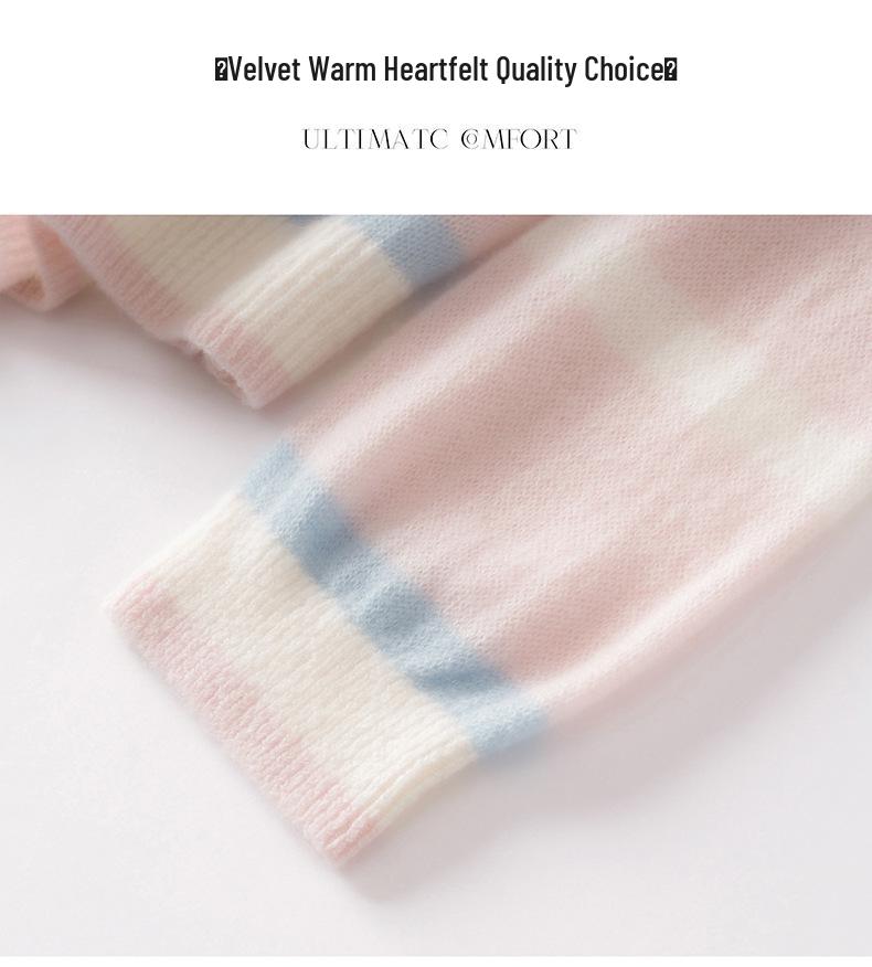Women's Seven-Gauge Pure Cashmere Pullover - Loose Knit Sweater for Autumn and Winter
