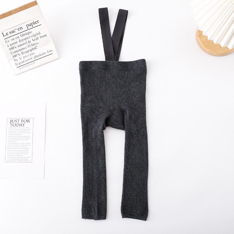 

Girls Combed Cotton Solid Color Tights - Breathable Spring & Autumn Weightlifting Pants for Infants Size S 0-1 Year