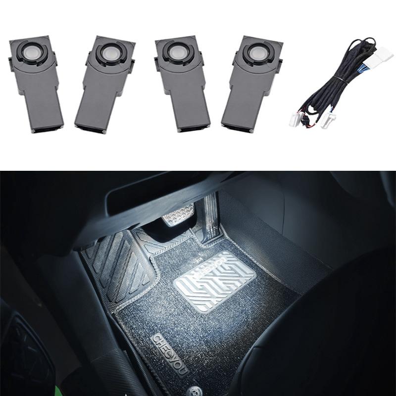 For Toyota RAV4 2019 2020 2021 2022 2023 2024 2025 Car Accessories ABS Footwell Ambient Light 2/4pcs