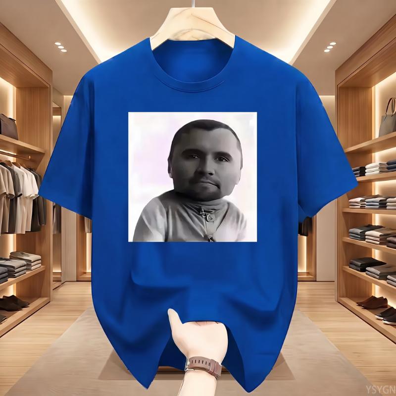 Maglietta Grafica Divertente Charlie Kirk Baby Face Meme Unisex Moda Unisex T-shirt Classica a Maniche Corte Stile Street Harajuku