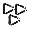 3 Pcs Roller Skate Leash Nylon Ski Boots Carrier Strap Snowboard Boot Carrier Strap for Carrying Skate Shoes Black