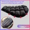 Motorcycle Comfort Seat Cushion 1/2Pcs 3D Soft EVA Foam Black Breathable for All Riding Scenarios