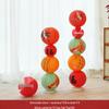 2026 New Year Red Fu Lanterns & Festive Spring Festival Wall Decor