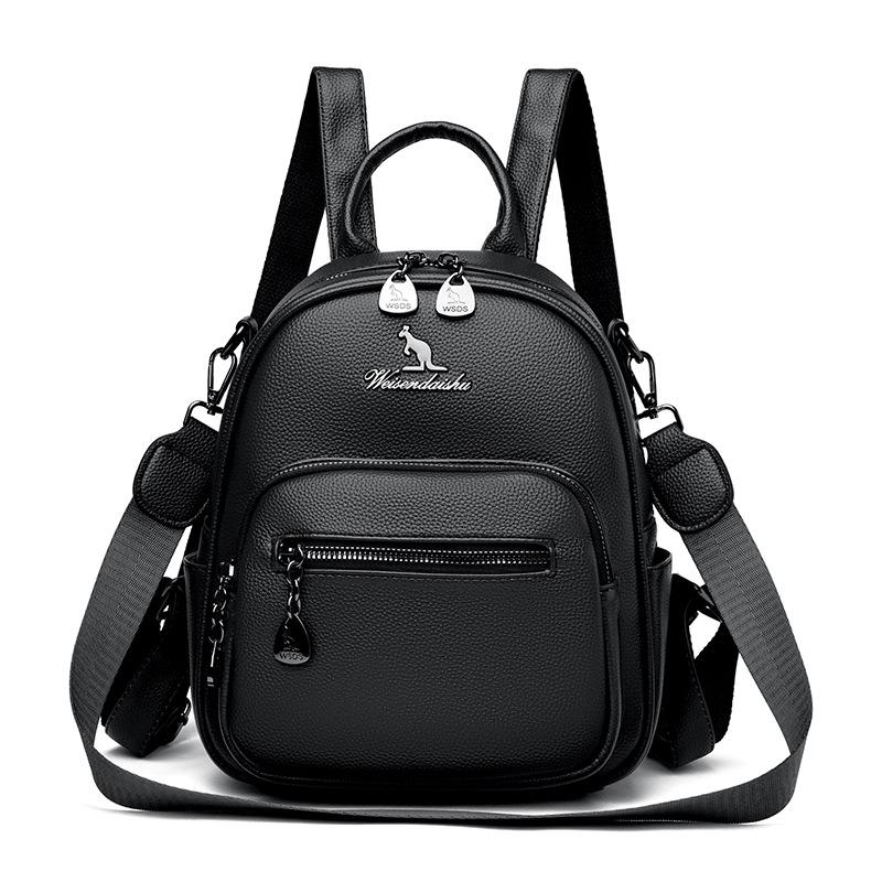 2025 Autumn/Winter Women's Multi-Compartment Large Capacity Backpack - European & American Style Shoulder Travel Bag