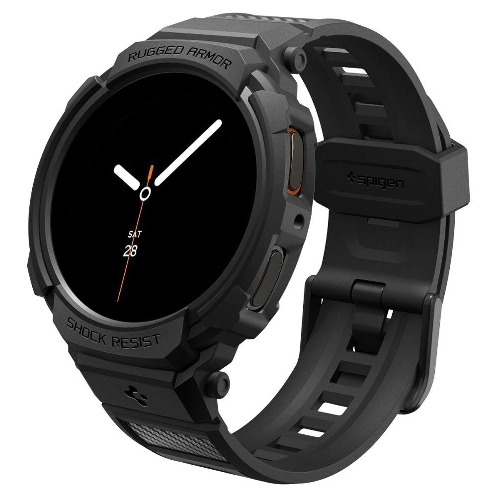 Spigen Rugged Armor Pro Armband für Samsung Galaxy Watch 8 40 mm - mattschwarz black