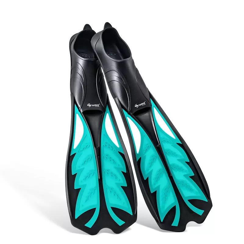 WAVE Short Adult Snorkel Foot Swimming Flippers Fins Flexible Comfort Swimming Fins Submersible Foot Children Fins Flippers