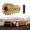 Engine Distributor Drive Gear 491" Diameter Shaft Roller Cams Compatible for  BBC 262-454 Shaft Small Big Block Brass