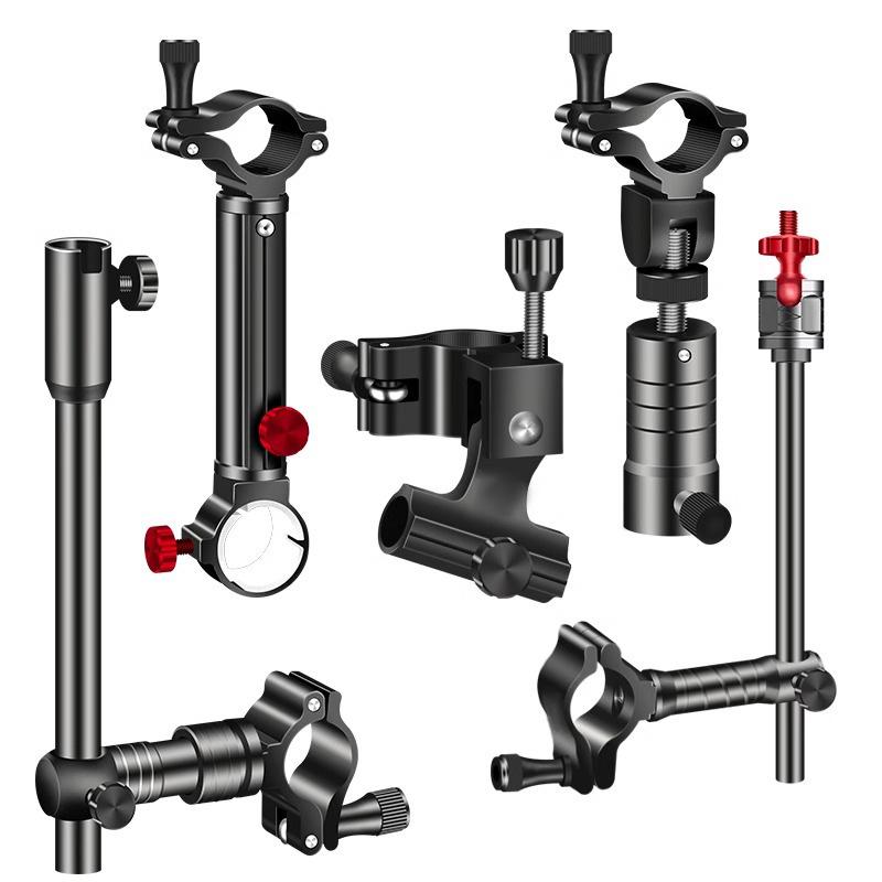 Kompletny aluminiowy zestaw pudełek na sprzęt wędkarski: Uchwyt na wędkę lewy, Pojemnik na ryby i Taca na przynęty