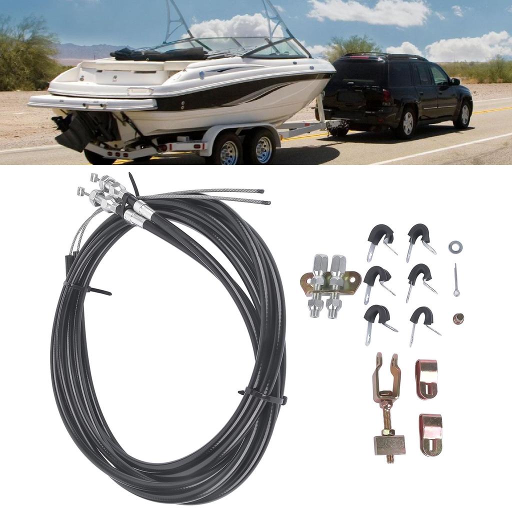 Parking Brake Cable 330‑9371 Emergency Brake Cable Universal for Internal Drum Parking Brake Assemblies Brakes