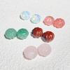 Agate Natural Stone Carved Flat Pumpkin Spacer Beads for DIY Jewelry Accessories