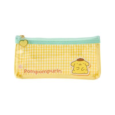 Sanrio Clear Pen Case Pompompurin PVC Laminated Cotton Suitable for Ages 3 and Up Item 642444 - - & - - No.