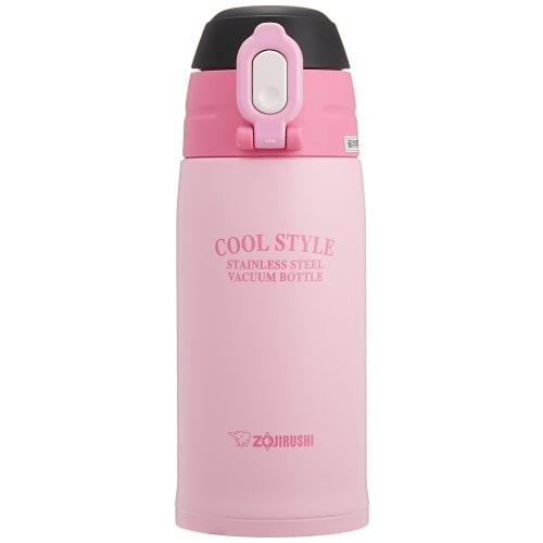 ZOJIRUSHI Water Bottle Direct Drinking Stainless Steel Cool Bottle 0.6L Pink Black SD-JK06-BP
