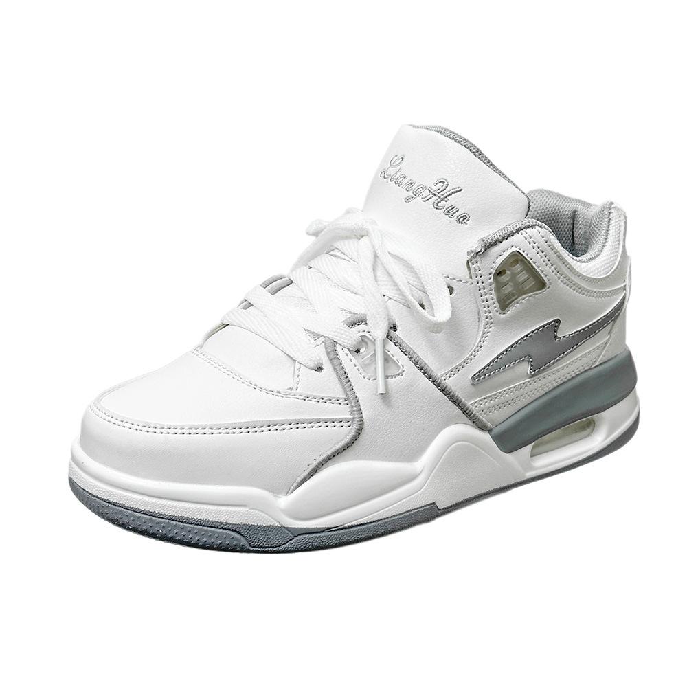 Air cushion basketball shoes children's spring new versatile ins trend star shoes white sports board shoes men