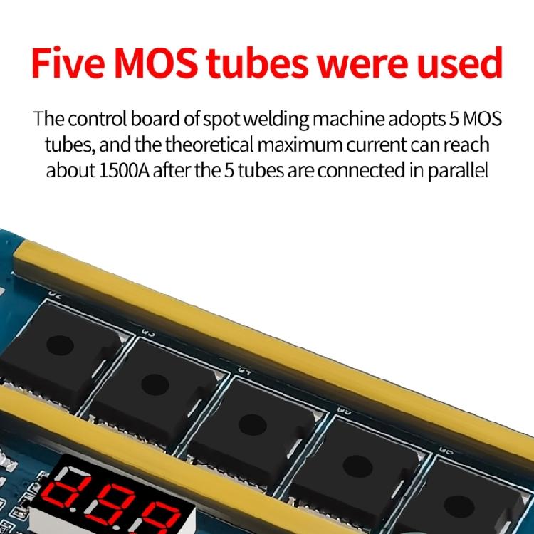 Punktschweißmaschinen-Steuerplatine Punktschweißgerät-Set für Nickelblech 18650 Lithium-Batterie Schweißen Elektronikreparatur