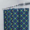 Classic Plaid Shower Curtain Waterproof Fabric Large Size Bathroom Decoration