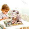 DIY Miniature House 3D Wooden Handmade Dollhouse for Children Birthday Gift