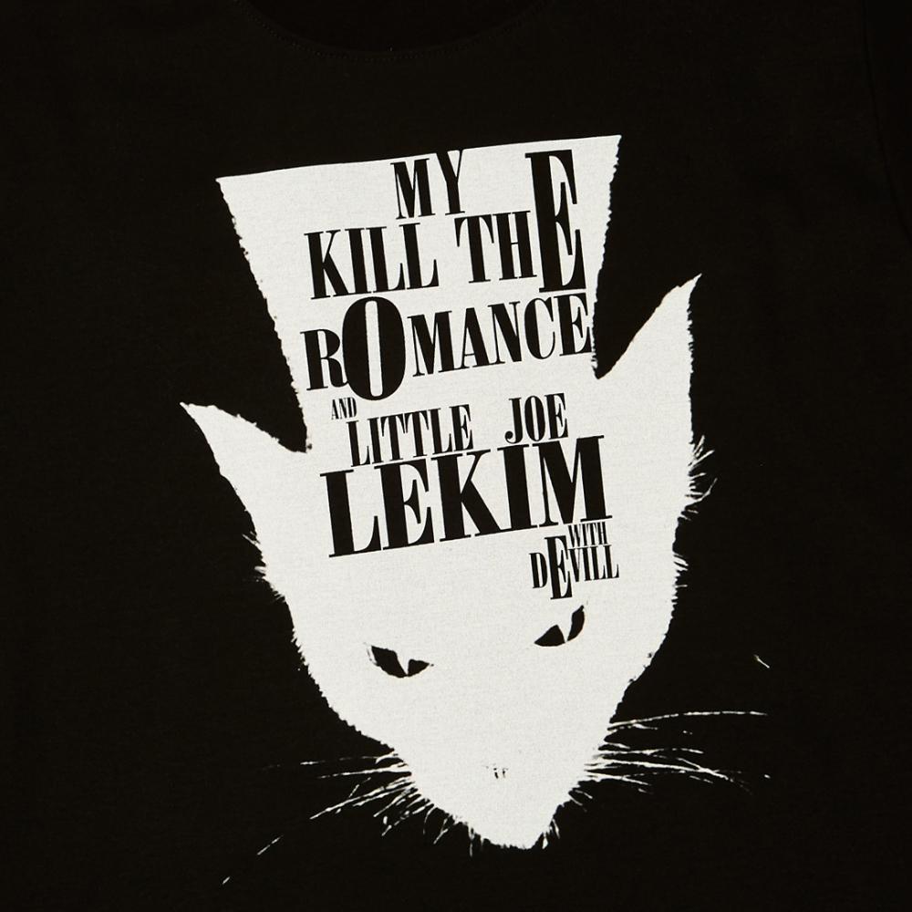 Lekim Devil Cat T-Shirt Black