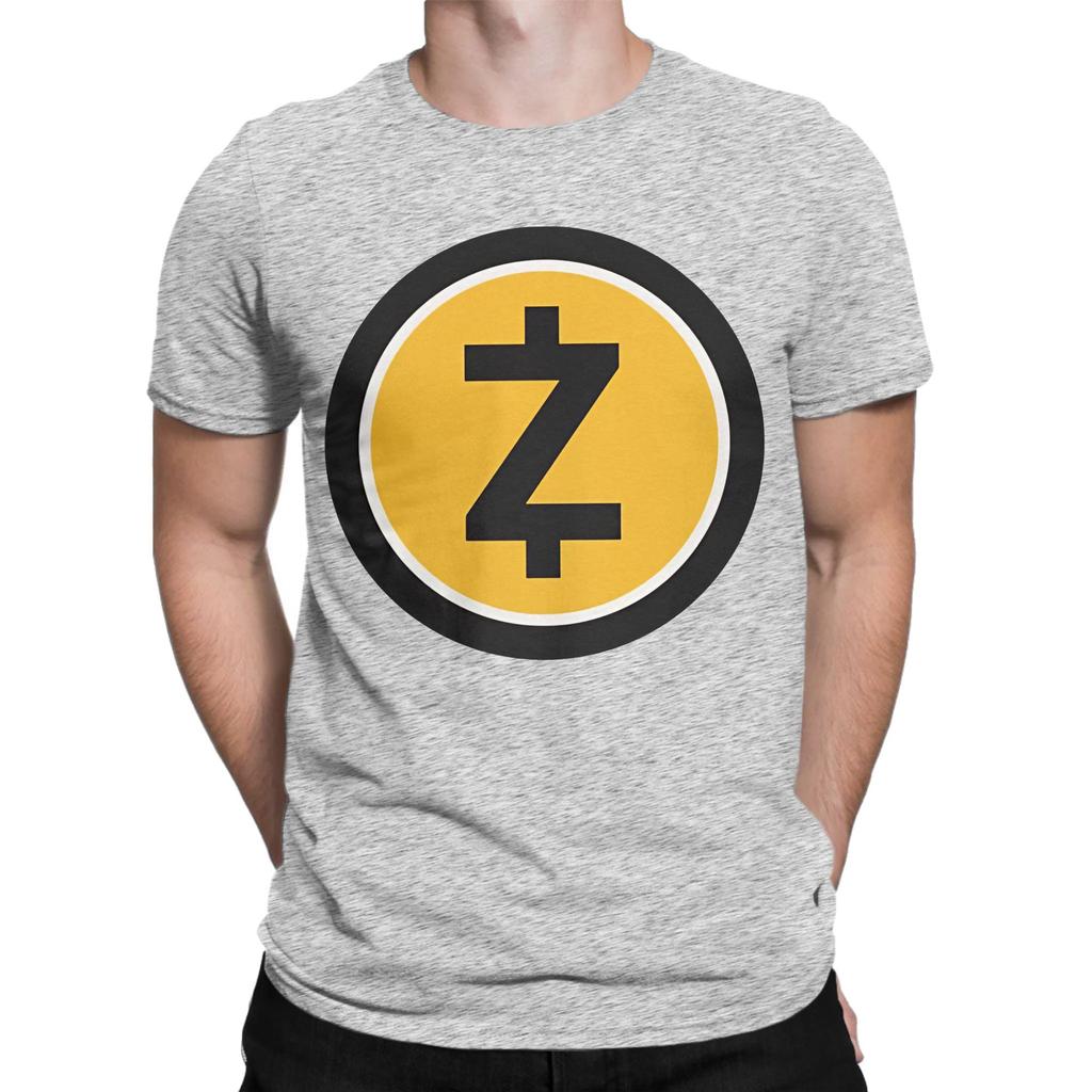 Zcash Zec Crypto Logo Novelty 100 Cotton TShirt Zcash Zec Tops Tees For Unisex