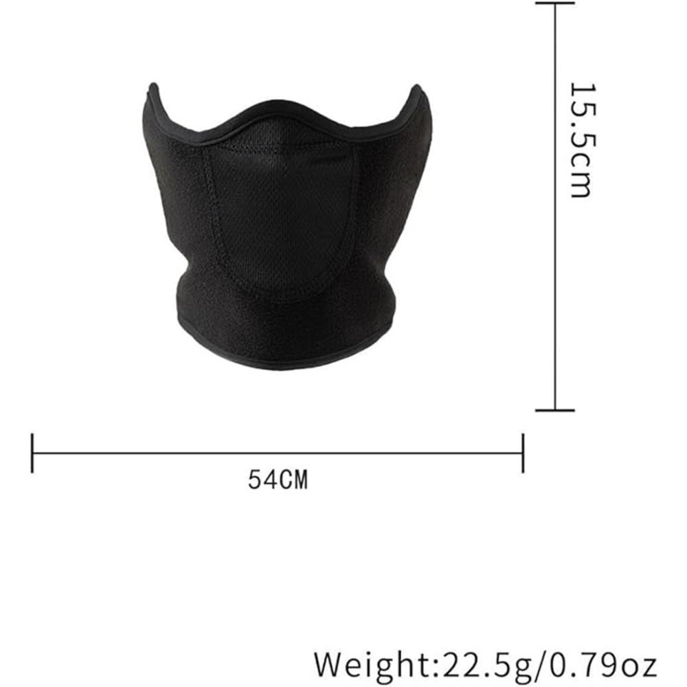 Halbmaske Verstellbarer Verschluss Winddicht Herren Damen zum Skifahren Snowboarden Motorradfahren Winter Outdoor Sportarten Atmungsaktiv
