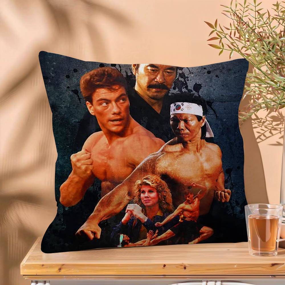 Bloodsport Vintage Movie Pillow Cushion Cover Pillowcase Living Room Sofa Home Decor Customized