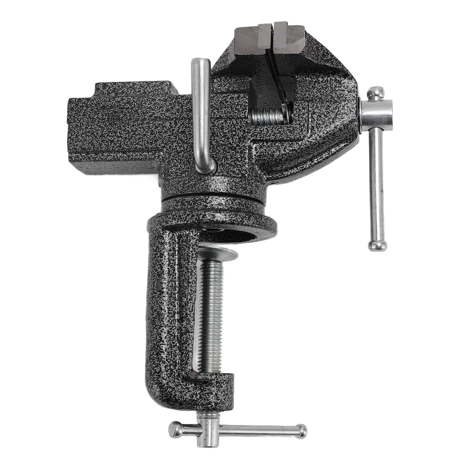 

Струбцина Тиски Настольные Вращающиеся на 360 градусов Универсальные Мини Тиски для Верстака Ширина Открытия Губок 75 мм 62 мм