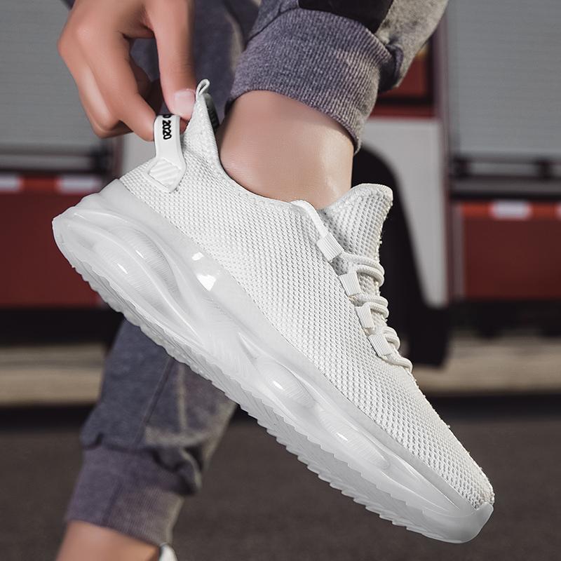 Light Running Shoes for Men Knitted Mesh Casual Sneakers Breathable Walking Jogging Sports Shoes Outdoor Trainers
