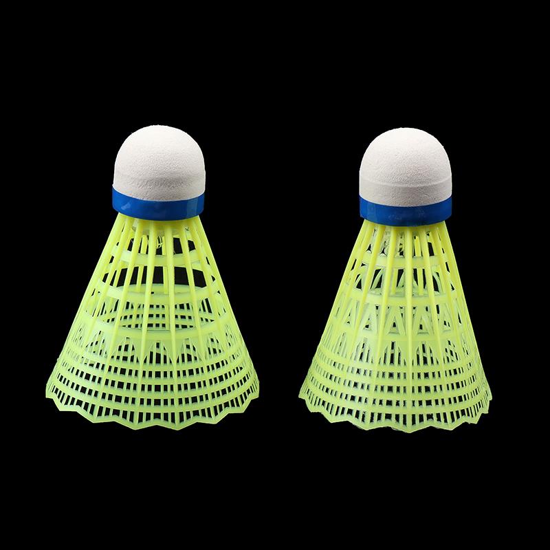 1Pcs Lighting Badminton Head Led Luminous Colorful Goose Feather Shuttlecock Outdoor Sports Entertainment Night Training Ball