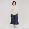 CHIQUITA Round Shirt (Oxford) Yellow 241302Syl