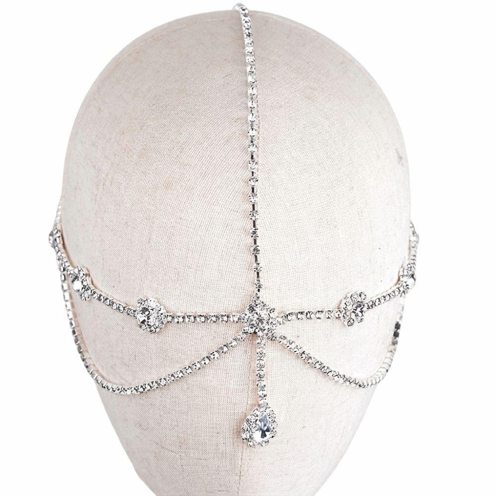 Double Layer Head Jewelry Teardrop Forehead Chain Fashion Hair Chain  Travel