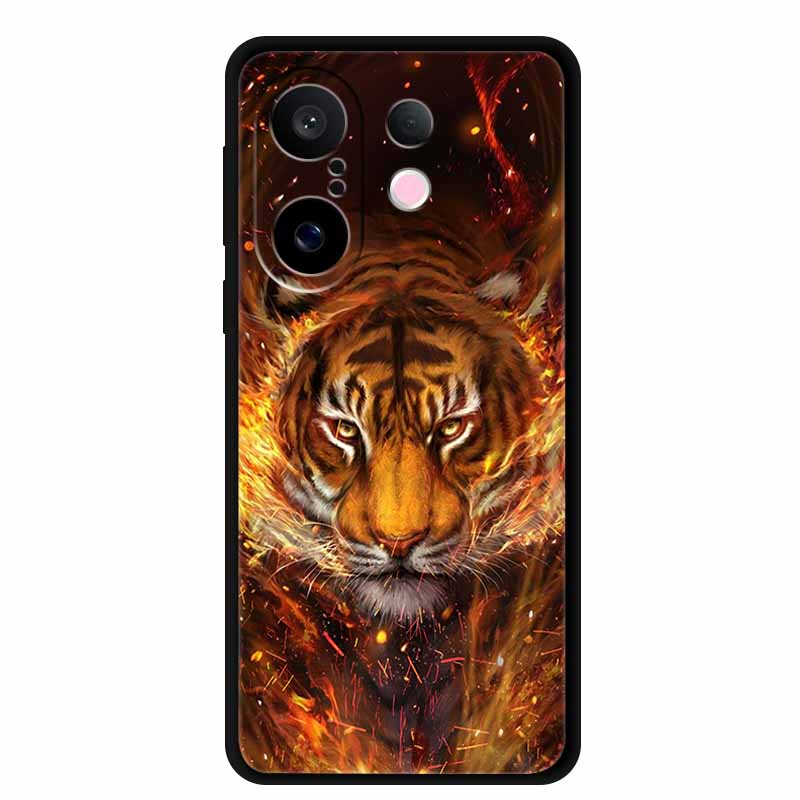 For Vivo S30 Pro Mini Case Luxury Cartoon Pattern Cool Soft Silicone Cover Phone Case for Vivo S30 Pro Mini 5G Protection Bags