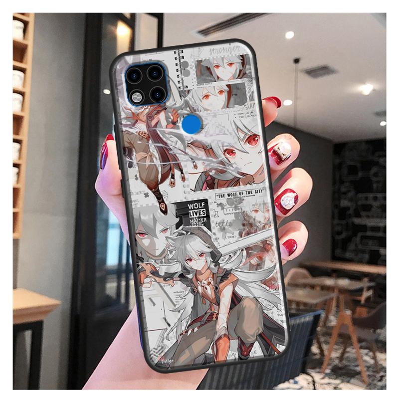 Razor Genshin Impact Soft Case For Xiaomi Redmi Note 11 Pro Note 10 Pro Note 9 Pro 10S 9S 8T 9A 9C 9T Cover