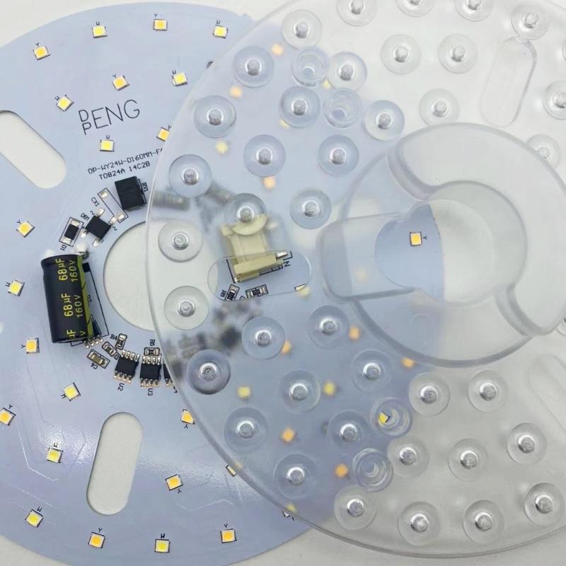 

Multifuntional LED Fan Light Bulb 24W 3 Temperature Modes 220V Energy Efficient Ceiling Reform Set Aluminum Texture China Mainland