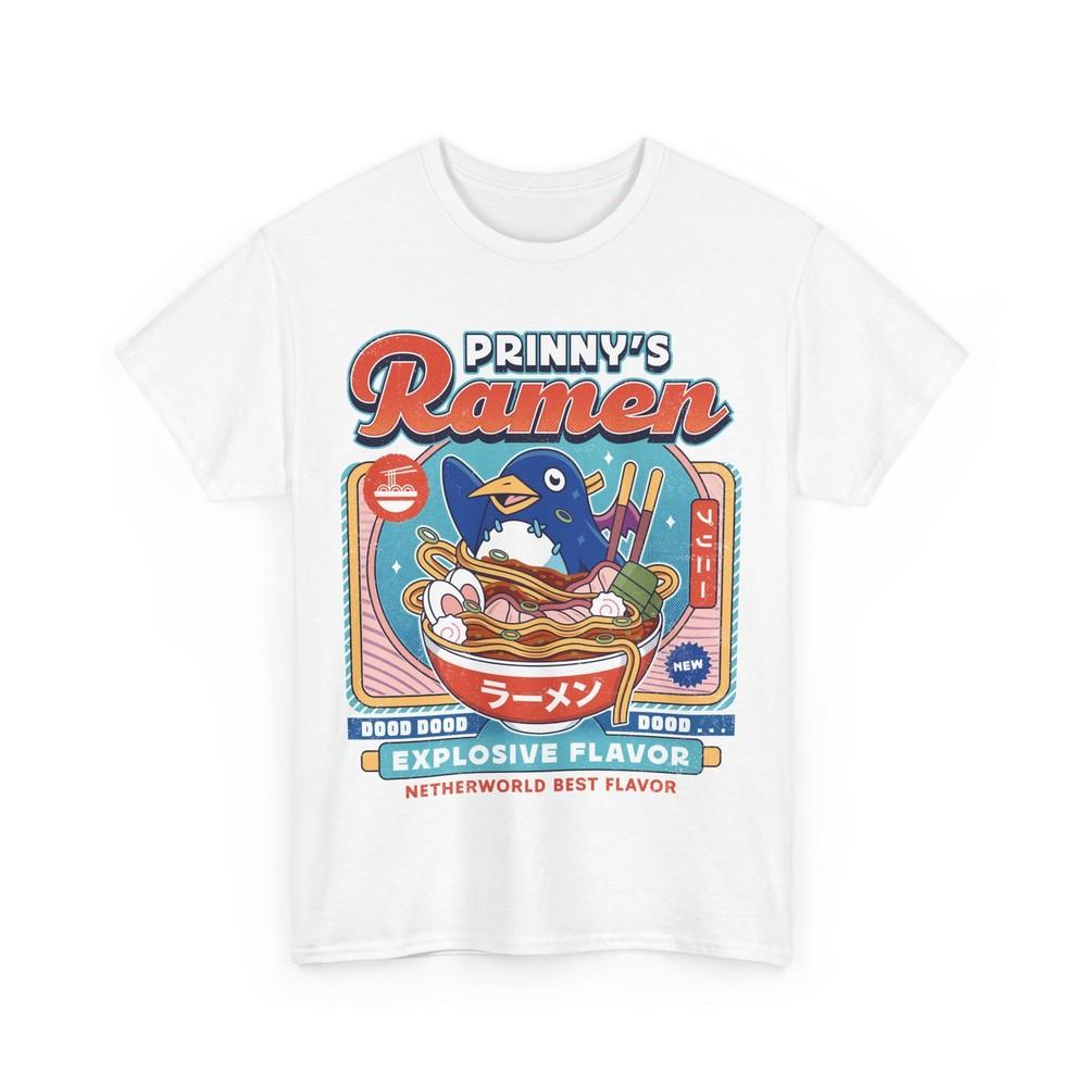 Prinny Dood Ramen Vintage Unisex T-Shirt. Disgaea Video Game. King Krichevskoy.