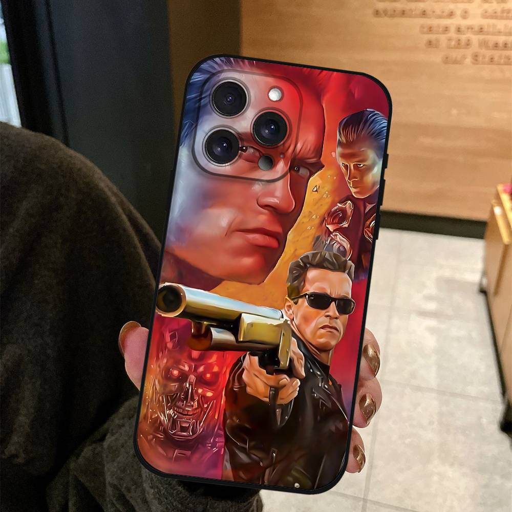 Arnold Schwarzenegger Terminator Phone Case For IPhone 17 16 15 14 13 12 11 PRO MAX PLUS Mini TPU Soft To Skin-friendly Case