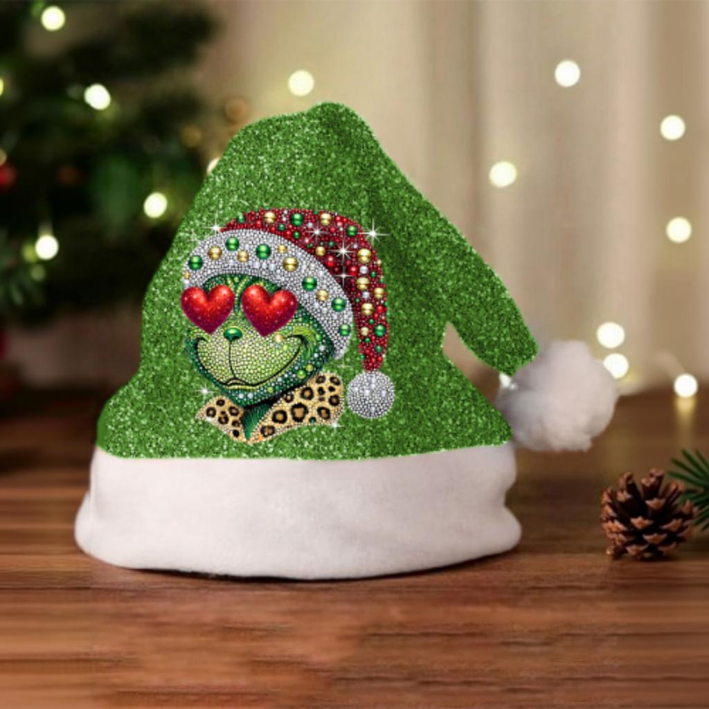 Plush Christmas Hat for Holiday Party Festive Winter Costume Accessory