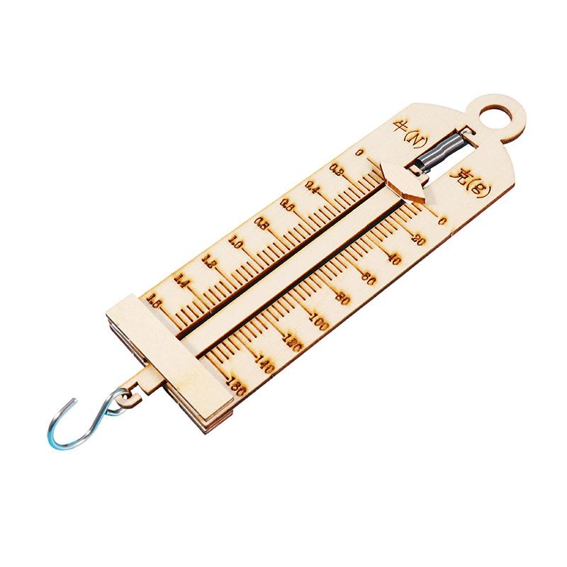 Handmade Spring Scale Force Meter for Young Scientists - DIY Invention Kit 17cm x 4.5cm