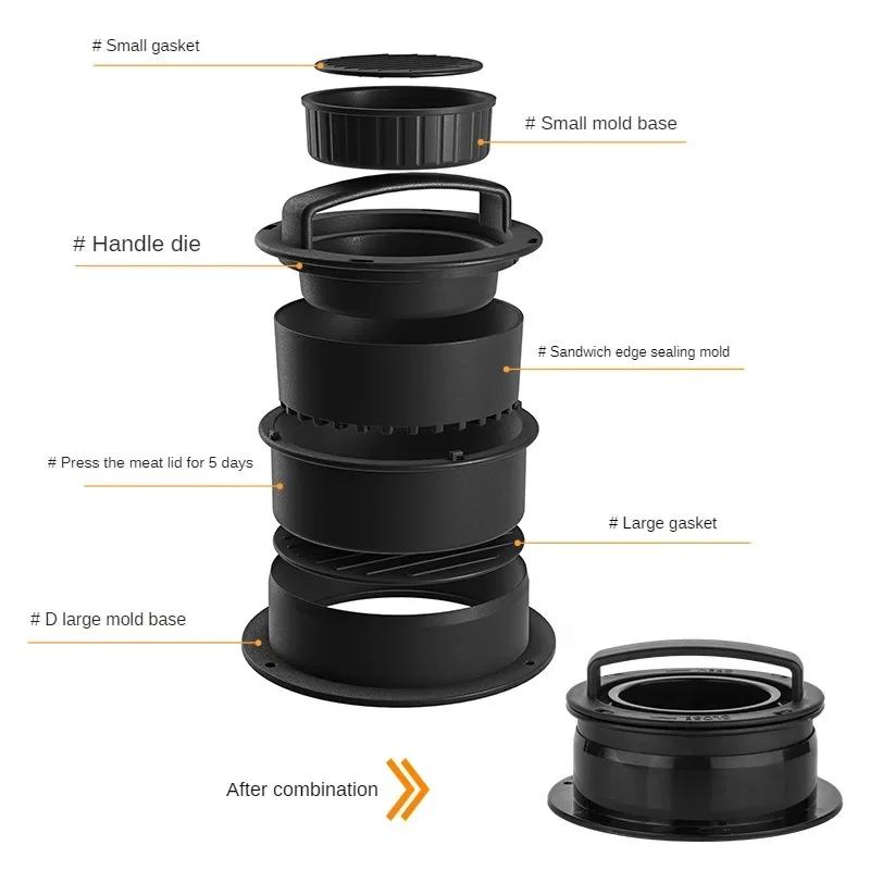 Hamburger Meat Press Maker Round Shape Non-Stick Stuffed Burger Patties Beef Grill Pie Press Mould Maker Kitchen Accessories