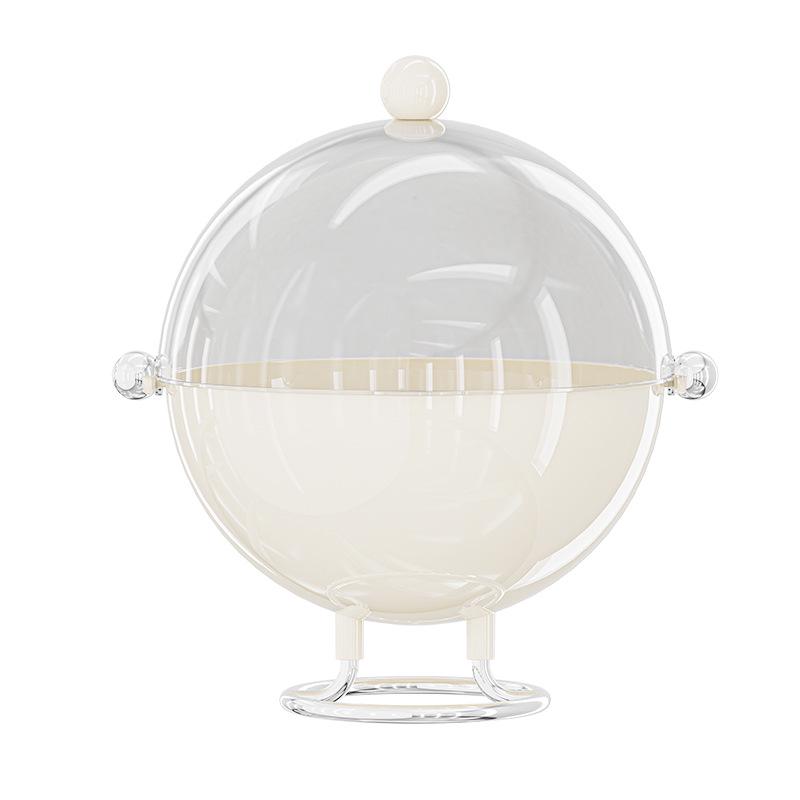 Elegant Fruit & Snack Bowl with Drainage - Perfect for Living Room Decor and Storing Dried Fruits & Candy