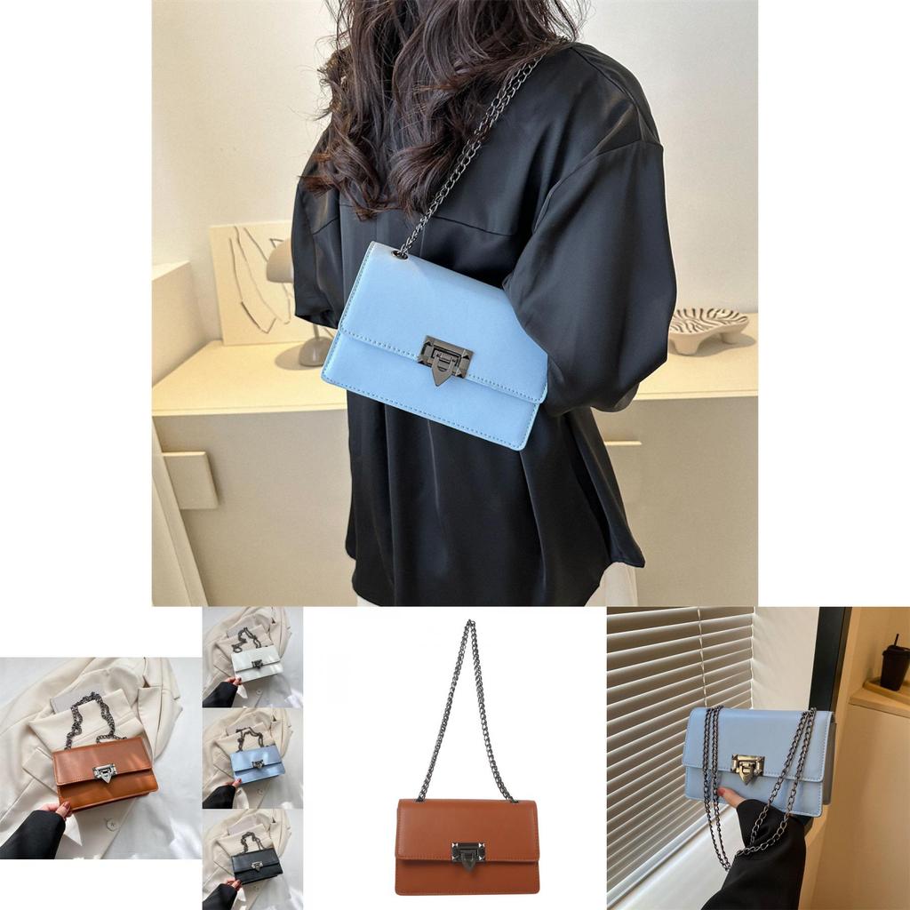 Trendige 2023 Sommer PU-Leder Kette Umhängetasche Für Frauen Modischer Street Style