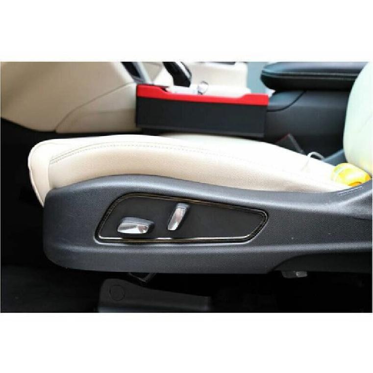 For 2016-  Cadillac XT5 Black Steel Seat Adjust Handle Button Frame Trim