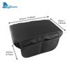 Leather Armrest Box Protective ABS Cover For Tesla Model 3 Model Y 2017- Highland 2024 Juniper 2025 Arm Rest Lid Accessories