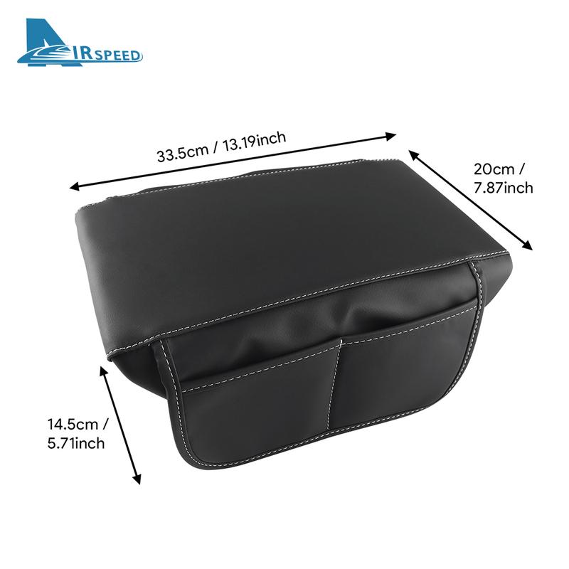 Leather Armrest Box Protective ABS Cover For Tesla Model 3 Model Y 2017- Highland 2024 Juniper 2025 Arm Rest Lid Accessories
