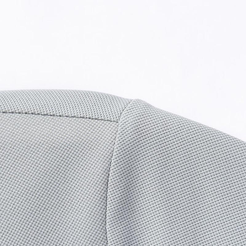 JOW Men's Light Luxury Zip Collar Cotton-Linen Blend Polo Shirt with Silk