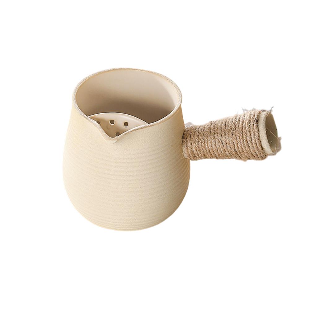 Kolip Mini Ceramic Teapot HandmadeTea Pot Travel Tea Mug For Carbon Furnace Electric Ceramic Furnace